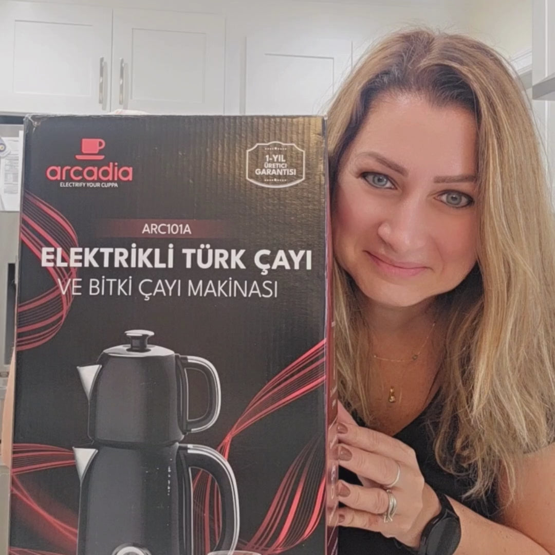 Arcadia Turkish Tea Maker, Electric Samovar 